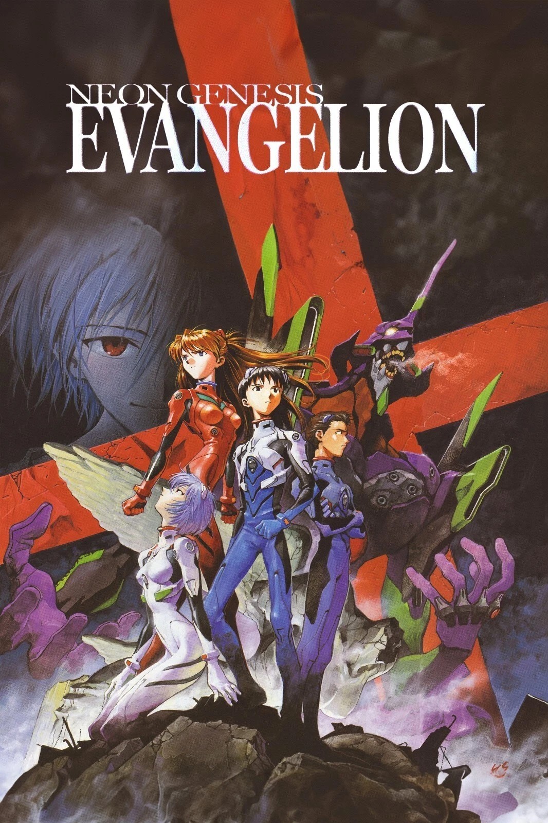 Neon Genesis Evangelion Anime Poster print 11"x17" HOME DECOR gallery