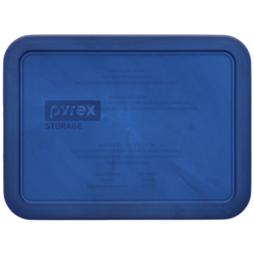 Pyrex 7210-PC-TR 3-Cup Translucent Marbled Blue Replacement Food Storage Lid