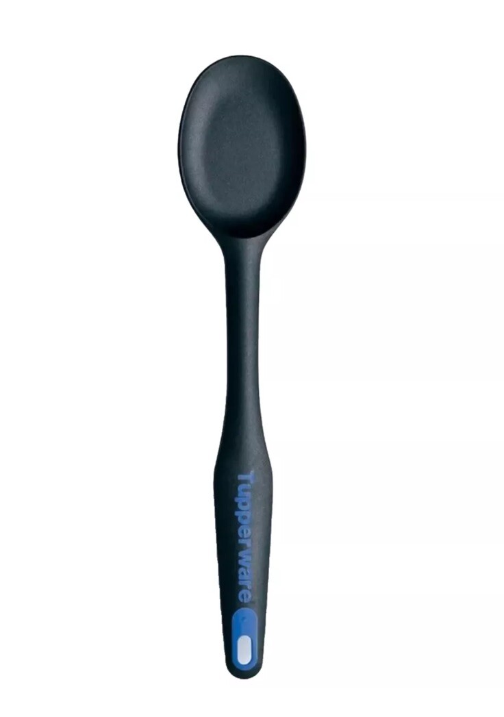 New TUPPERWARE KPT Kitchen Tools SIMPLE SPOON Black / Blue *** Brand New gallery