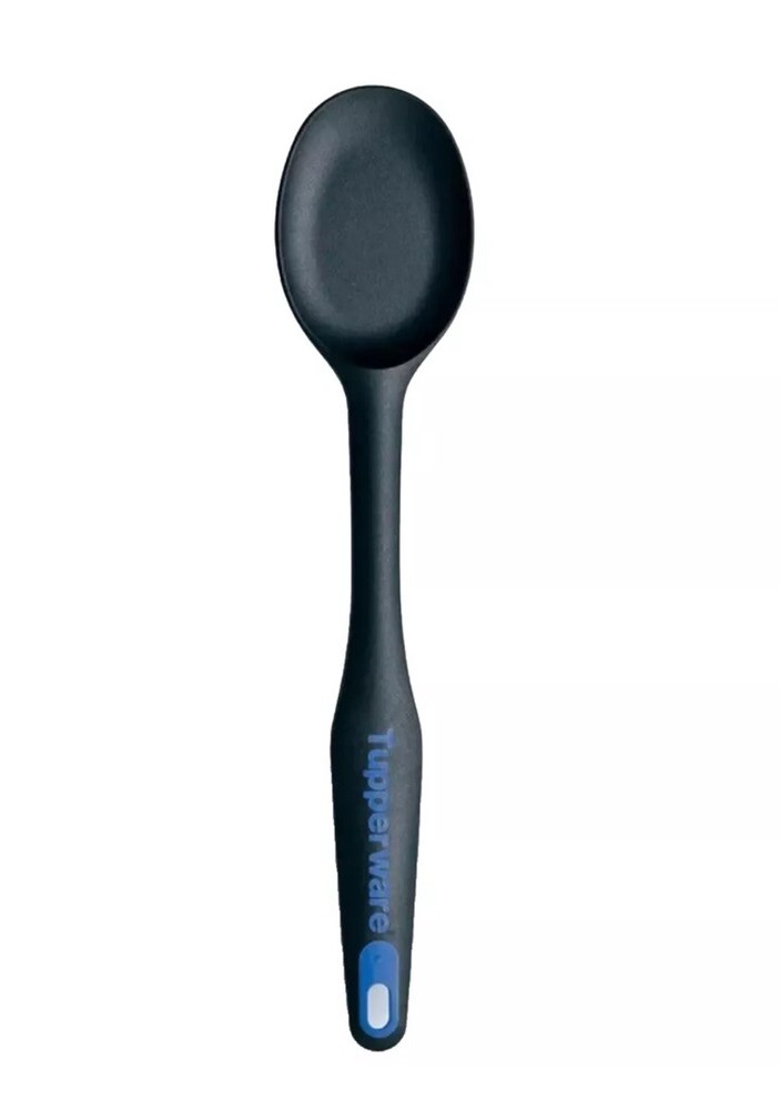 New TUPPERWARE KPT Kitchen Tools SIMPLE SPOON Black / Blue *** Brand New