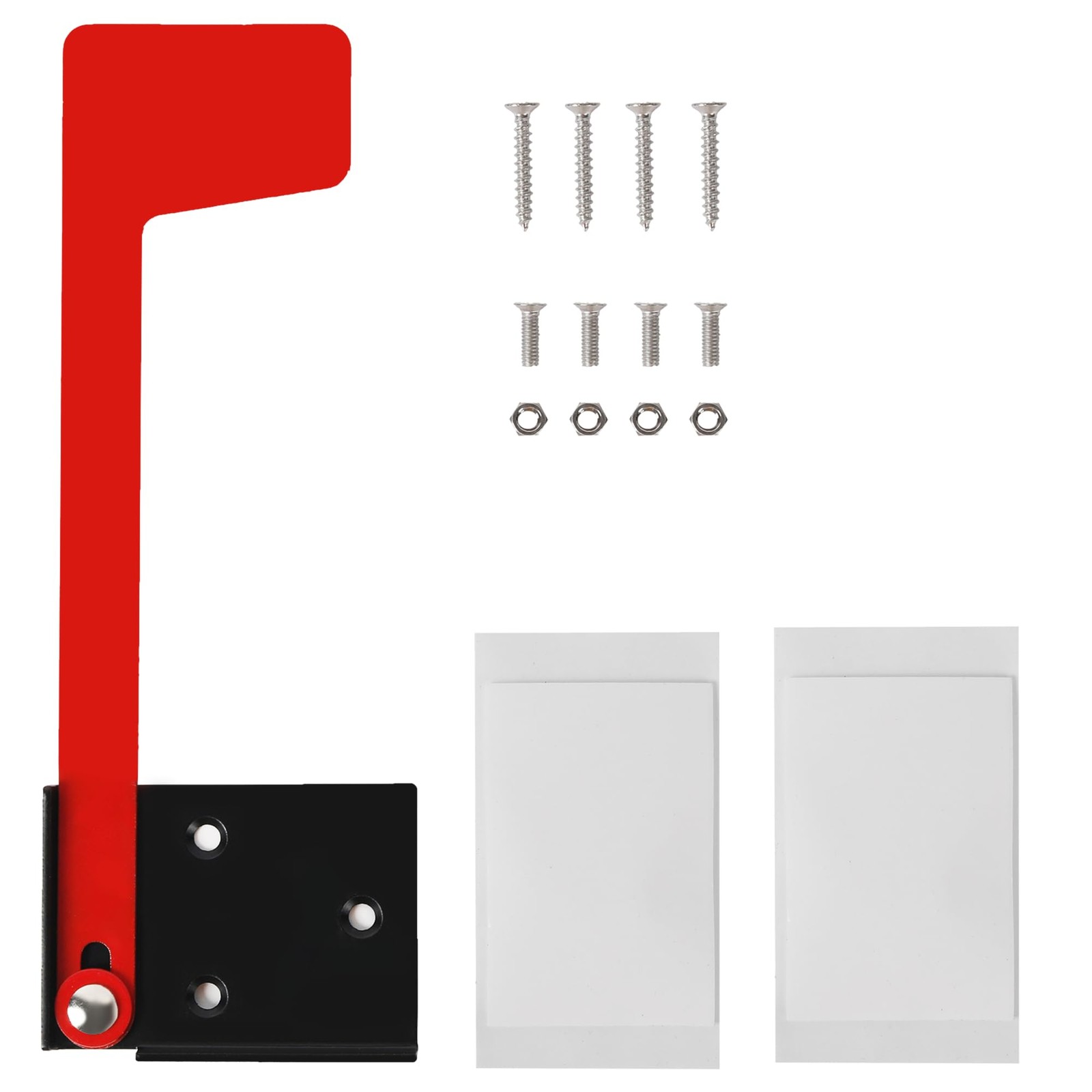 TonGass Mailbox Flag Replacement Kit, Red Metal (12 x 18) inch, red gallery