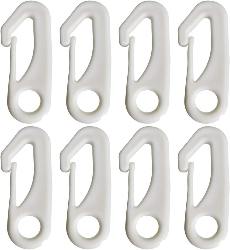 8 Pcs Flag Pole Clip Snap Hook Nylon Flagpole Accessory-Attach Flag to Flagpole gallery
