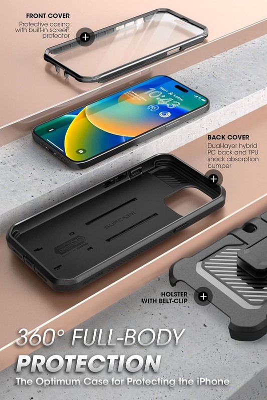 Military-Grade Protection Case SUPCASE for iPhone16 15 14 13 12 11 10 8 7 Series gallery