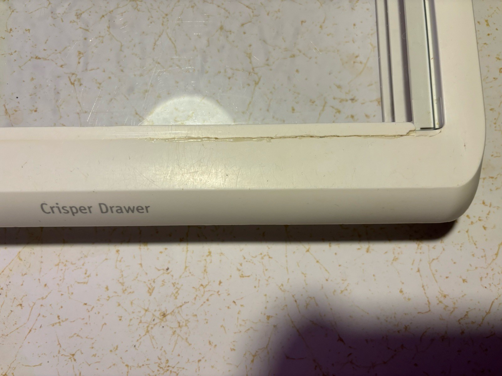 Crisper Shelf Frame: Electrolux Frigidaire Refrigerator 240364790 W/ Glass Inset gallery