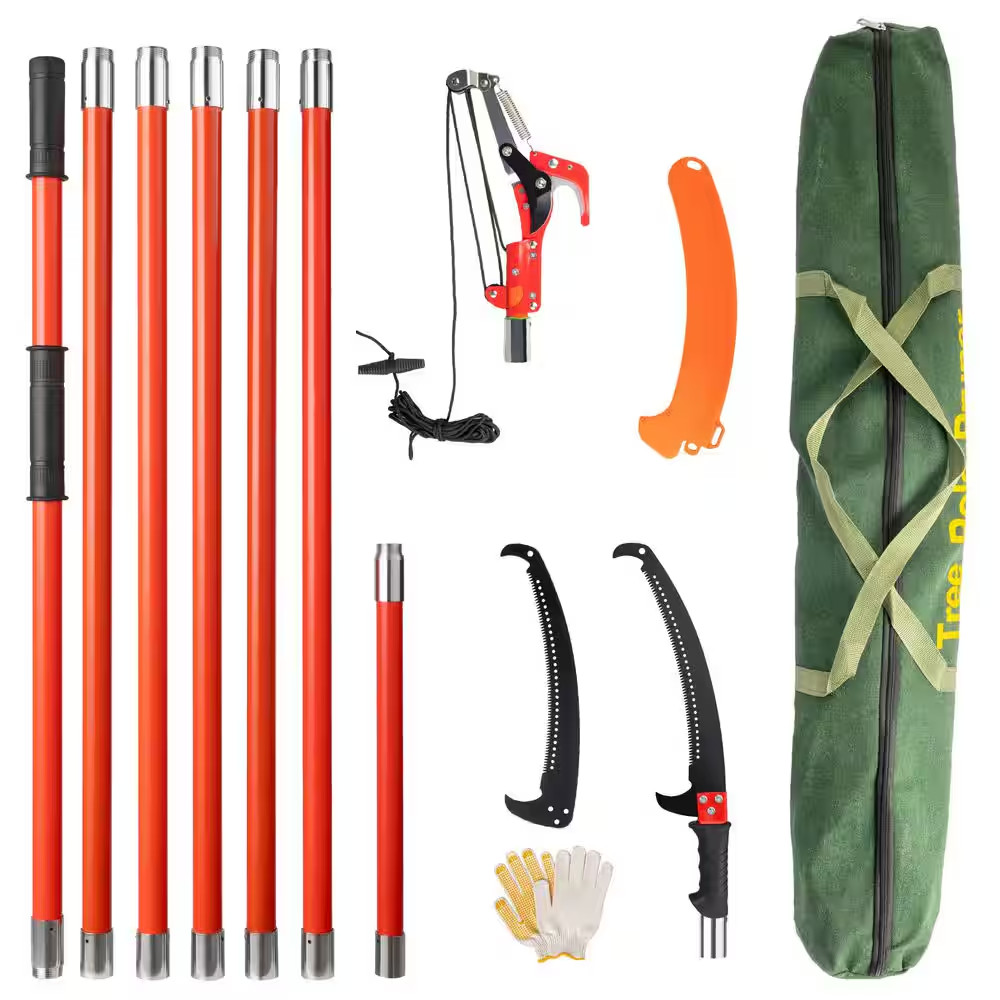 288 In. Orange Manual Pole Saw Tree Trimmers Hand Pruning Saw gallery