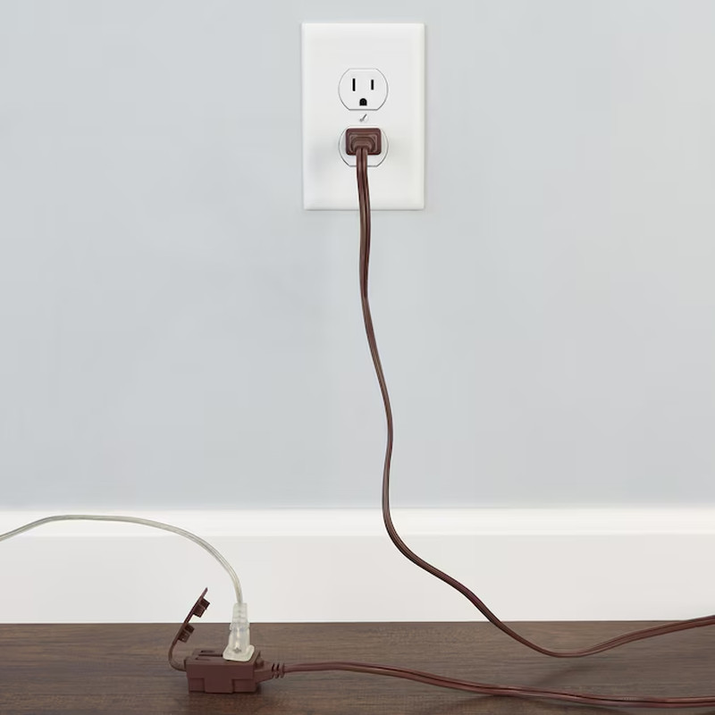 Utilitech 6-Ft 16 / 2 Light Duty 2 Prong Brown Indoor Extension Power Cord gallery