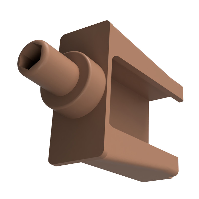 Kitchen Drawer Slide Rail Bracket - Replaces Marsh Part #8401160 - Teak gallery
