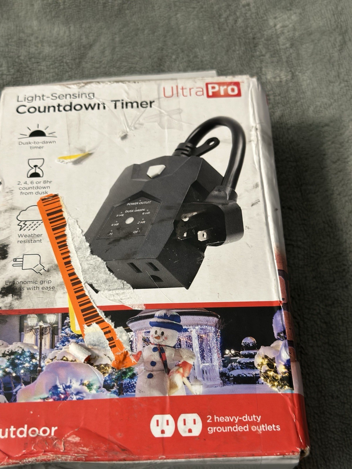 Ultra Pro Light-Sensing 2/4/6/8 Hours Countdown Timer by Jasco NEW gallery