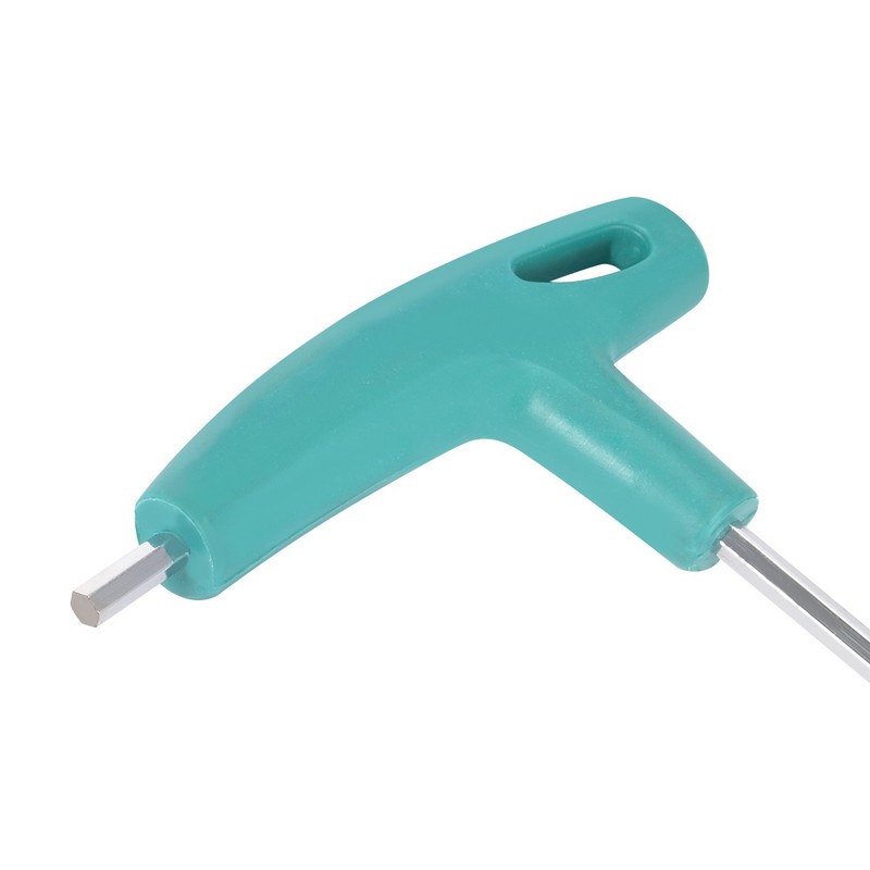3mm Extra Long Arm T Handle Hex Key Wrench Chrome Finish New gallery