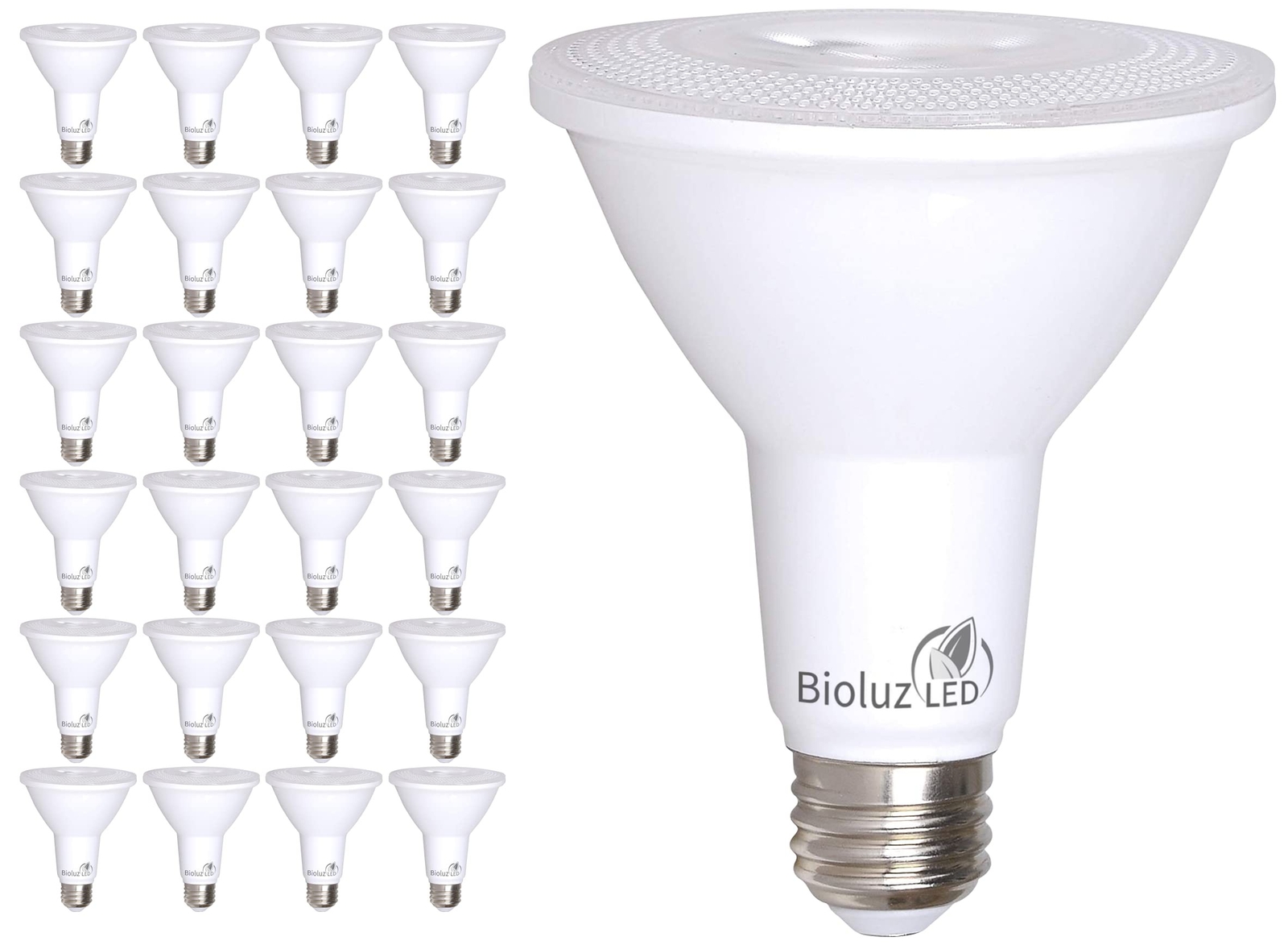 Bioluz LED 24 Pack PAR30 LED Bulb 90 CRI 10W = 100 Watt Replacement Daylight ... gallery