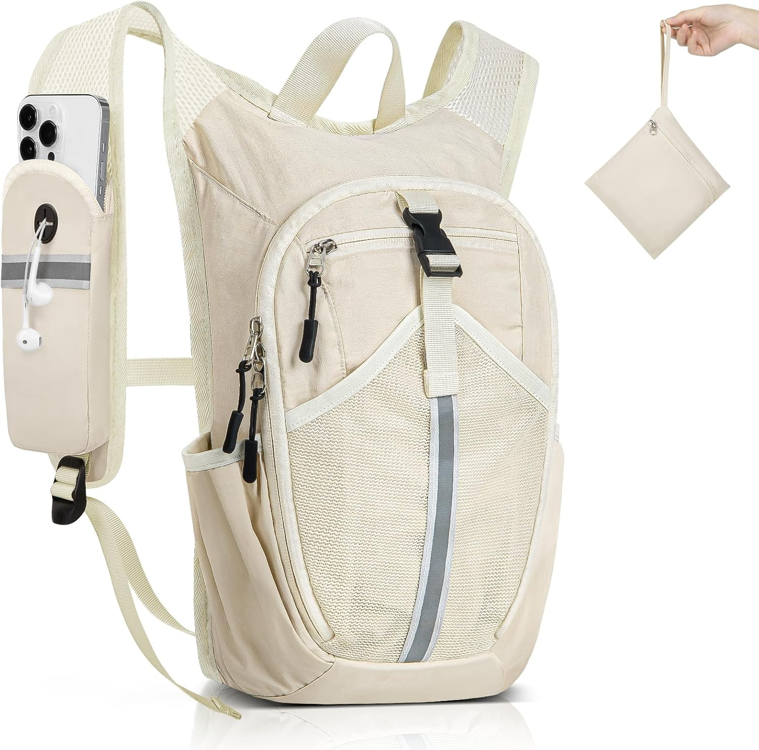 Small Hiking Backpack 15L- Lightweight Packable Foldable Backpack for Travel Cam
