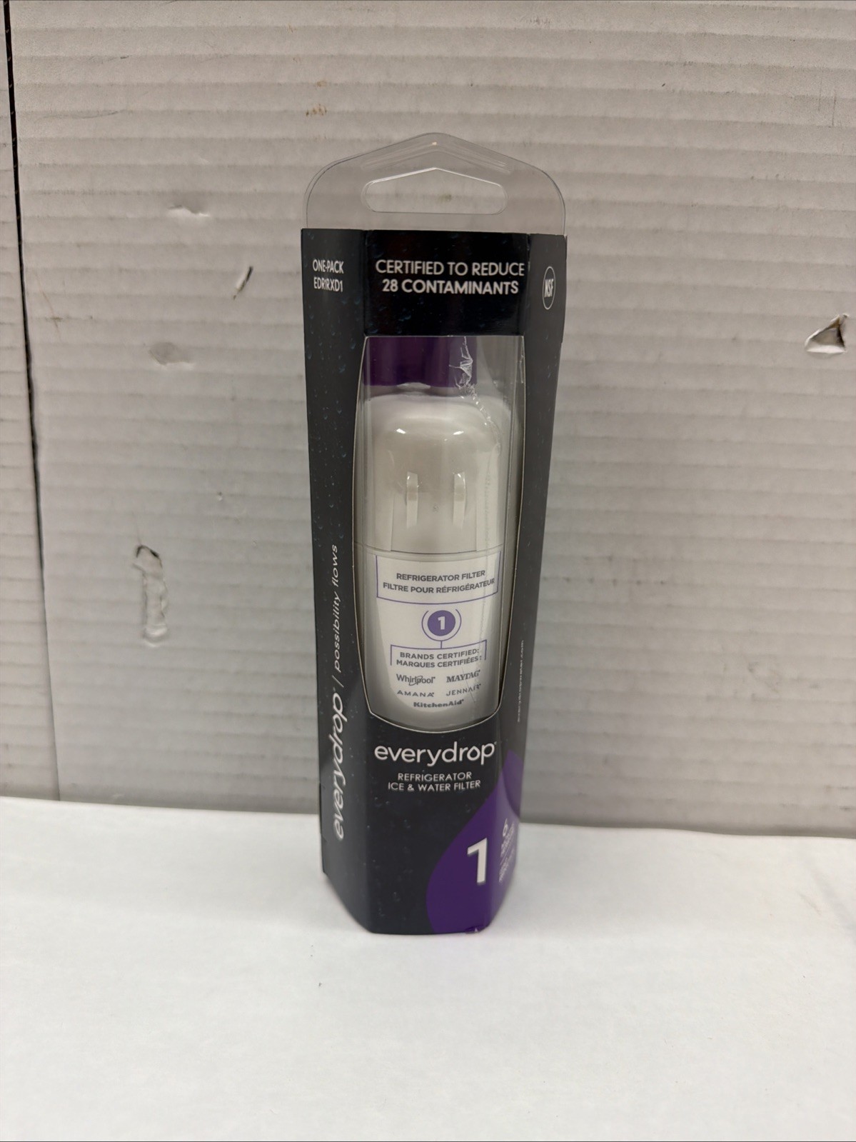 Everydrop EDR1RXD1 Refrigerator Water Filter 1 Whirlpool Maytag Kitchenaid OEM gallery