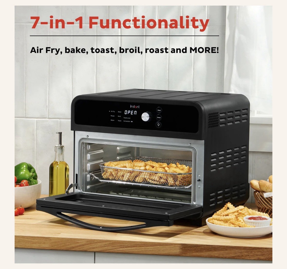 🔥🔥 Instant Omni 19QT / 18L Toaster Oven Air Fryer 7-in-1 Functions, NEW IN BOX gallery