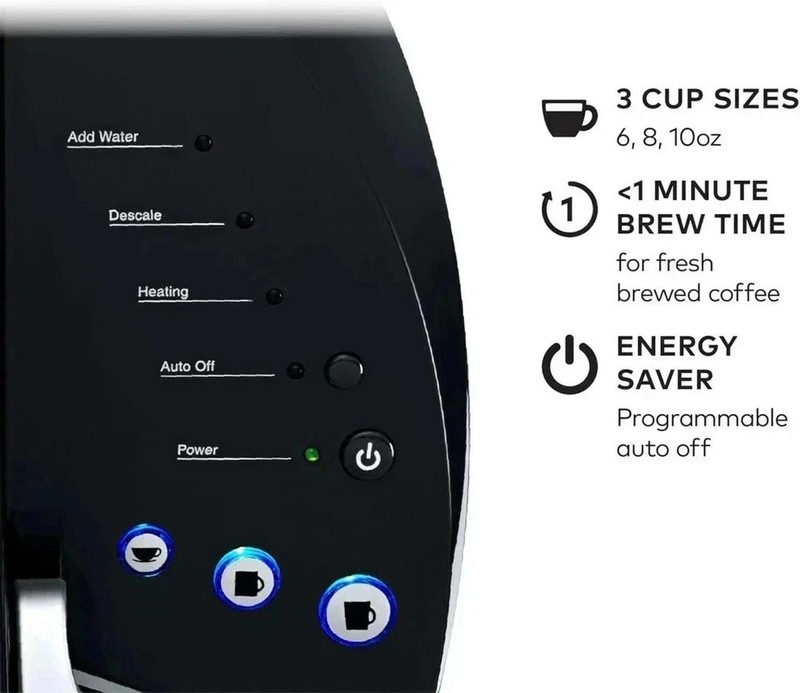 Keurig K-Classic Coffee Maker Programmable Single Serve K-Cup Pod 3 Brew Sizes gallery