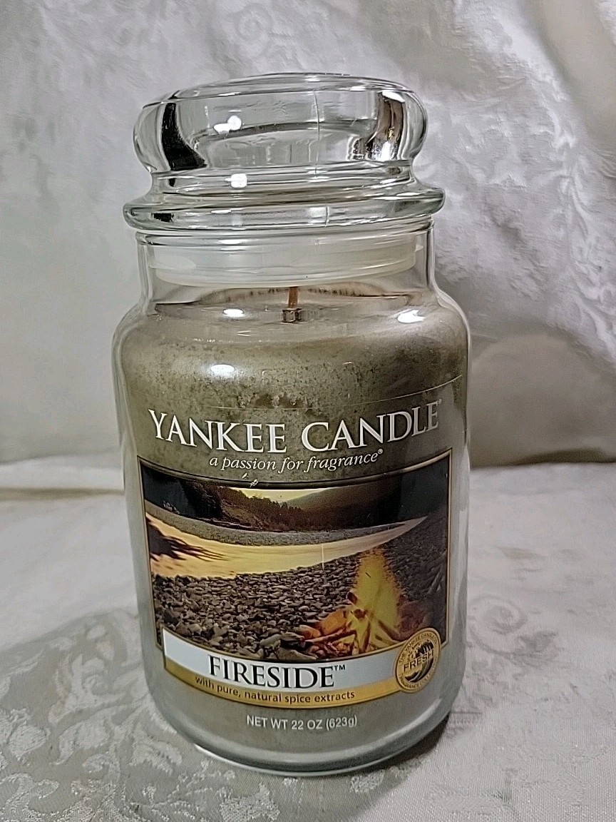 Yankee Candle Fireside Large Jar - Classic Label - NEW HTF gallery