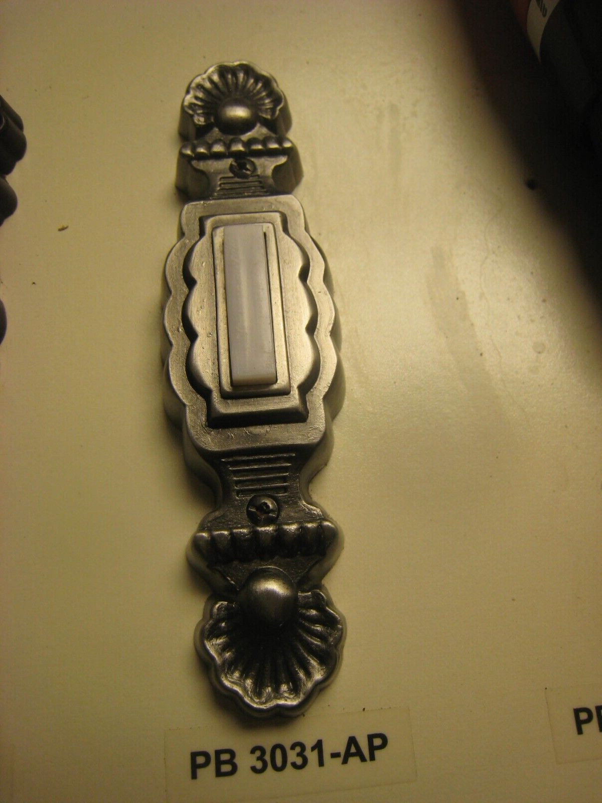 Teiber CRAFTMADE #PB3031-AP Doorbell Pushbutton Antique Pewter With Light gallery