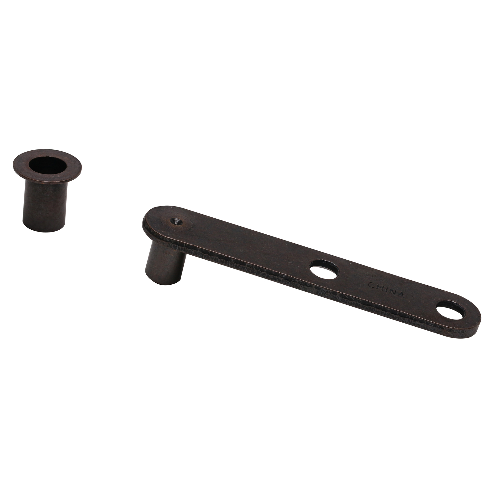 Rok Hardware Center Pivoting Hinge, Statuary Bronze Finish gallery