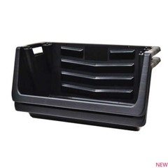 Heavy Duty Nesting Plastic Stack Bin, Black！