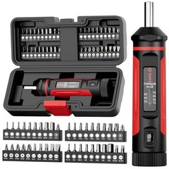 Torque Screwdriver Torque Screw Driver Wrench Driver Set, 1/4” 15-75In-lb