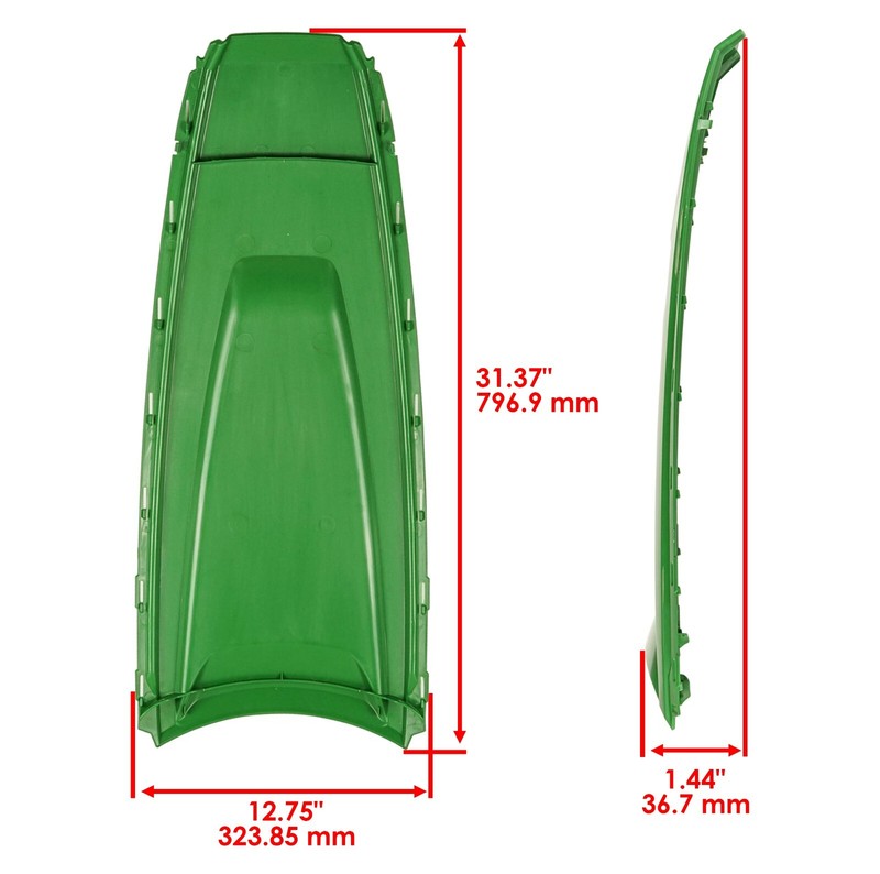 Center Hood Panel for John Deere X370 X380 X384 X390 X394 X570 X580 X584 X590 gallery