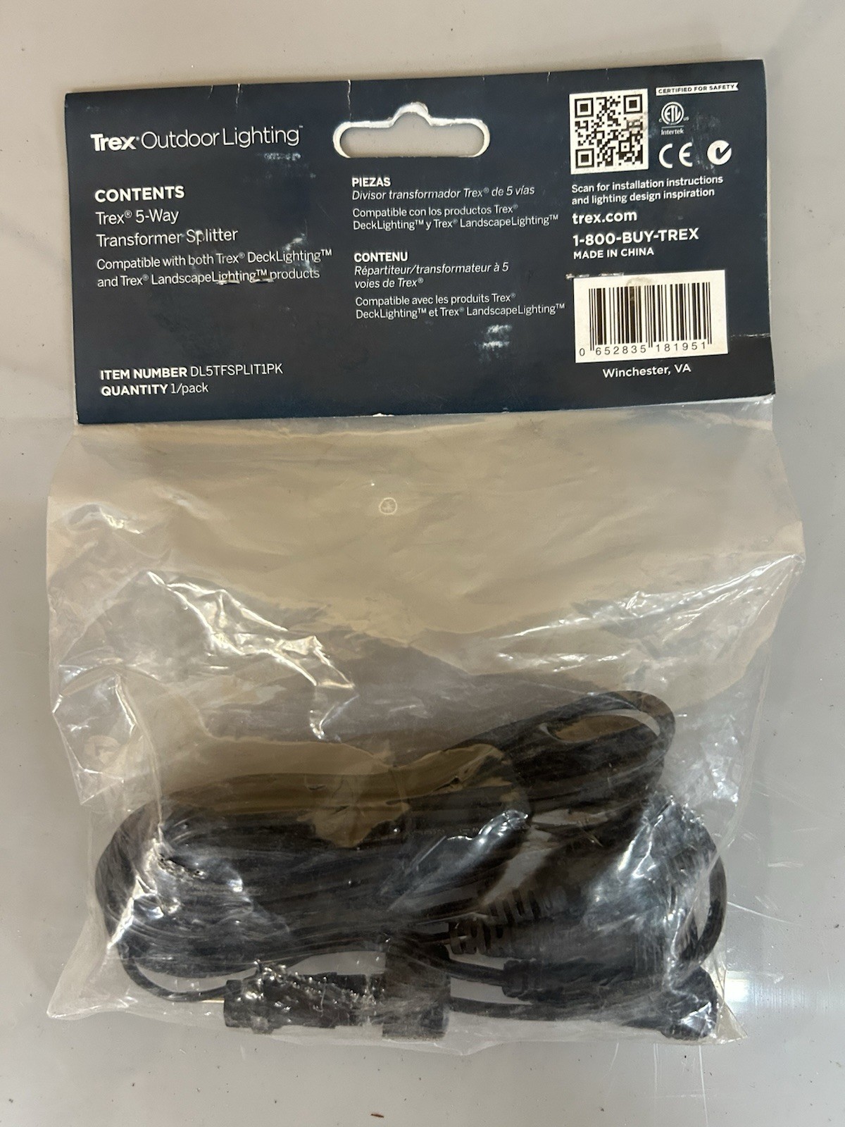 LightHUB 5-Way Transformer Splitter Cable, (1- pack), DL5TFSPLIT1PK gallery