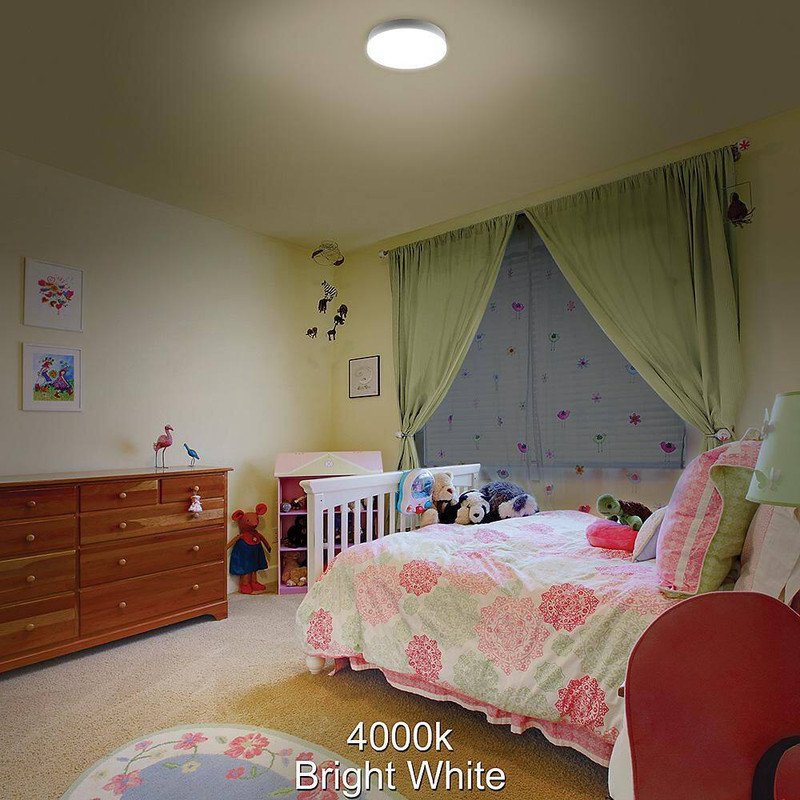 7 In. White Closet Light LED Flush Mount Ceiling Light Fixture 810LM Bright Whit gallery