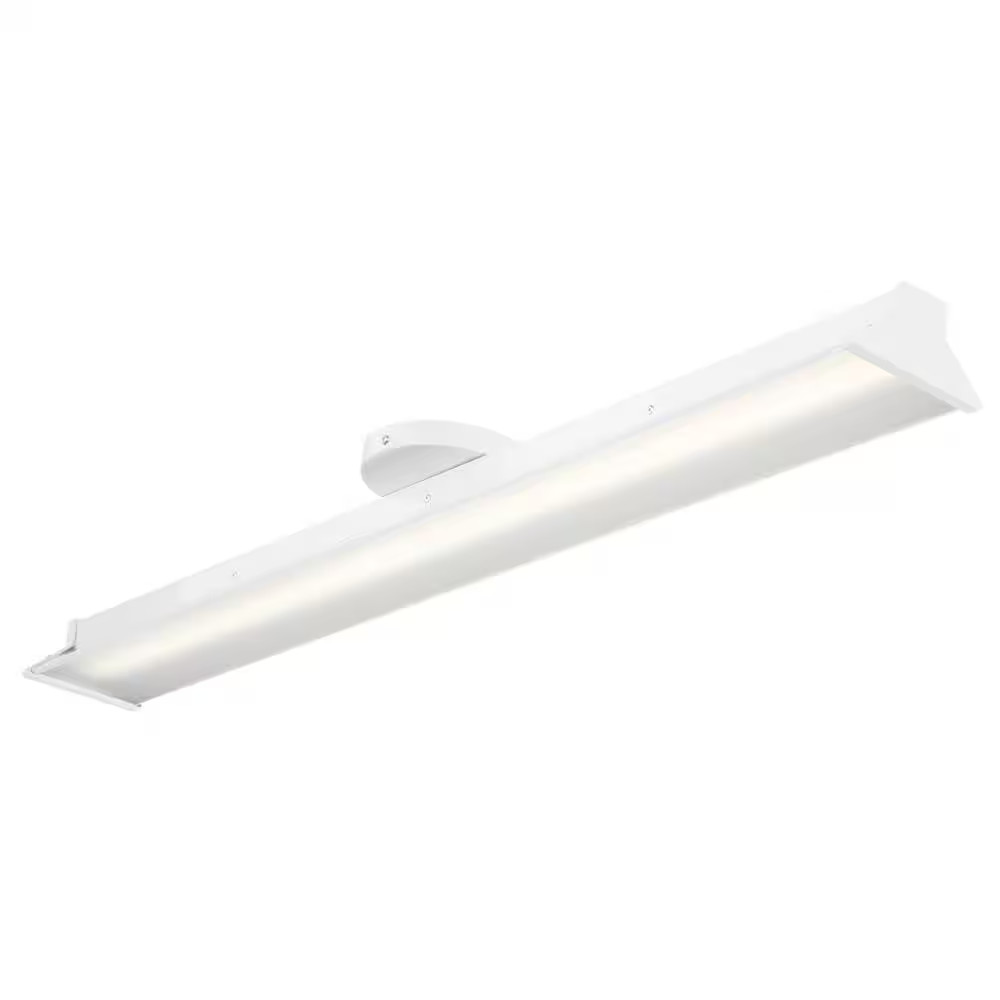 36 In. 3000 Lumen Integrated LED Non-Dimming White Wraparound Flush Mount Light gallery