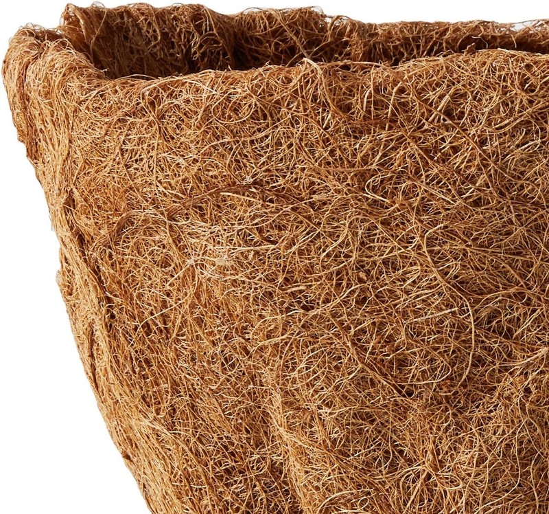 High-Performance 24-Inch Coco Liner with Integrated Soil Moist for Window Boxes gallery