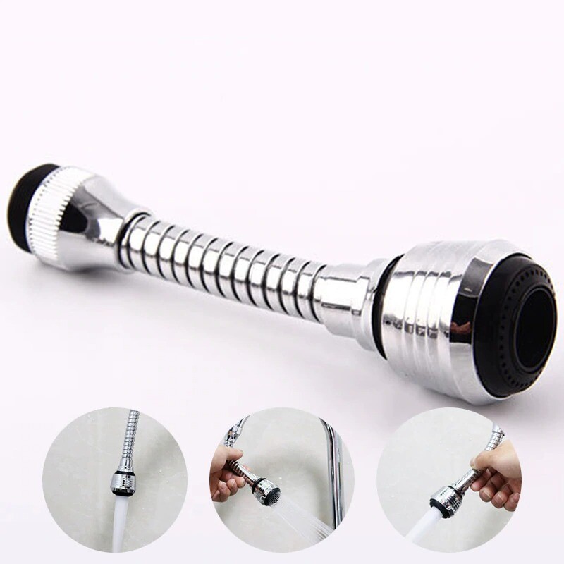 360 Degree Adjustment Kitchen Faucet Extension Tube Bathroom Water Tap , Filter gallery