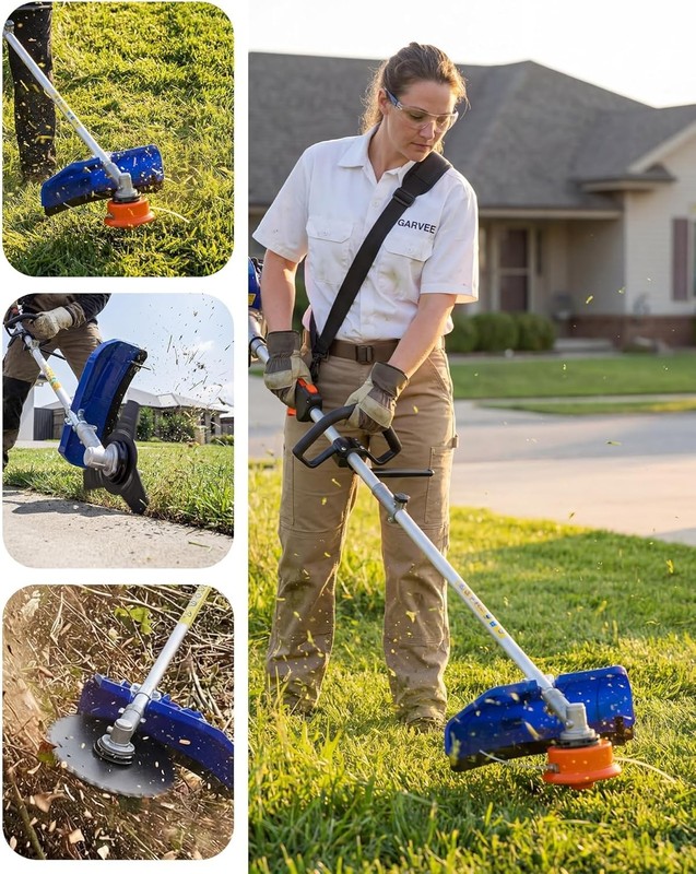 43cc/52cc Gasoline String Trimmer 2-Stroke 3 in 1 Brush Cutter Weed Eater Wacker gallery