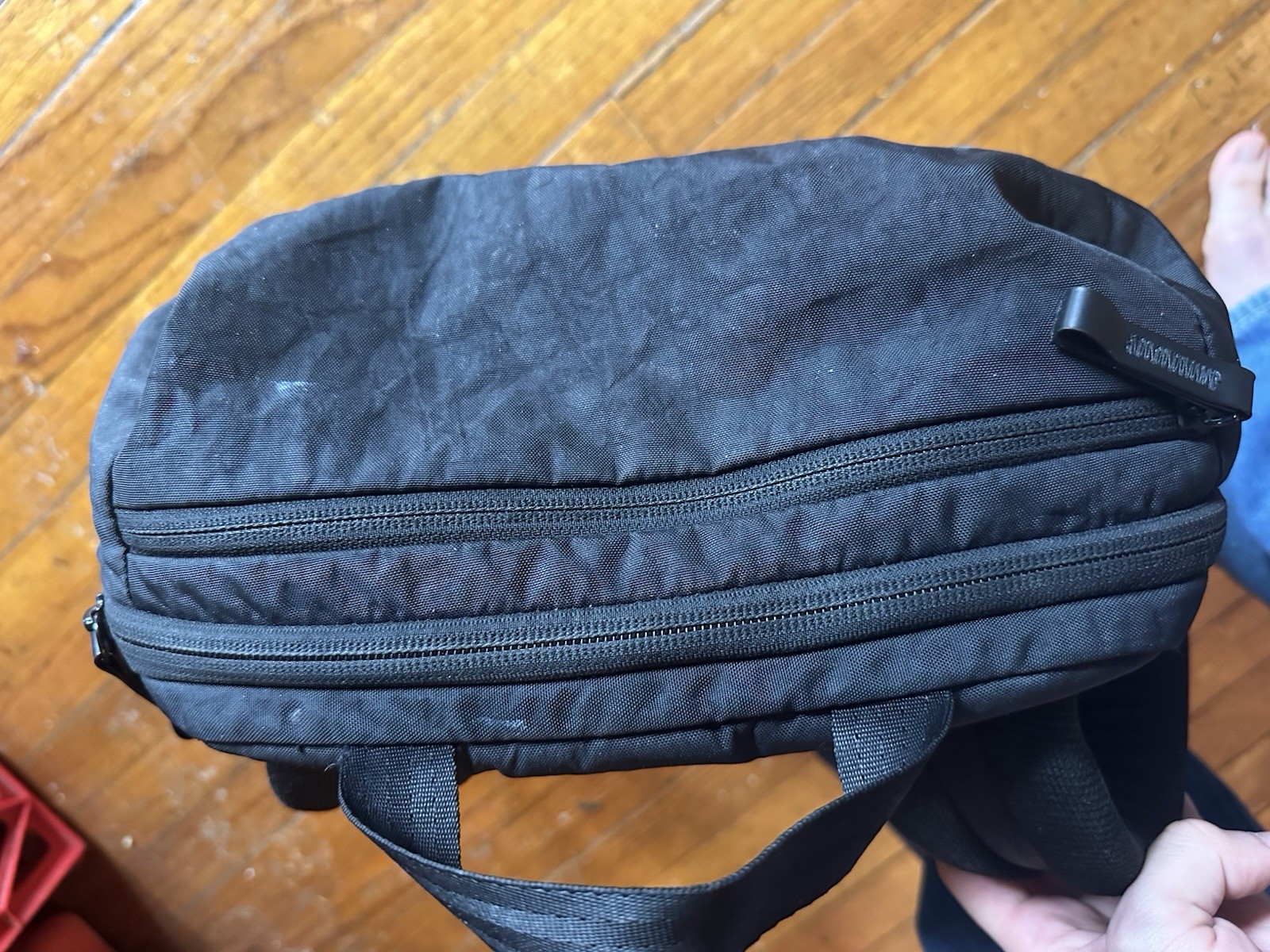 Chrome Camden Black 16L Zip Backpack 4