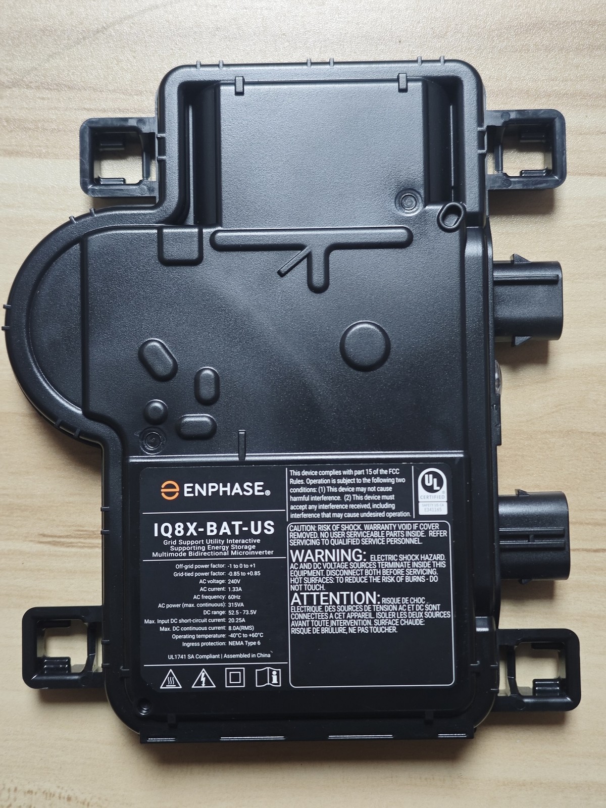 Enphase IQ8X-BAT Microinverter 320VA | IQ Battery Compatible | UL Certified gallery