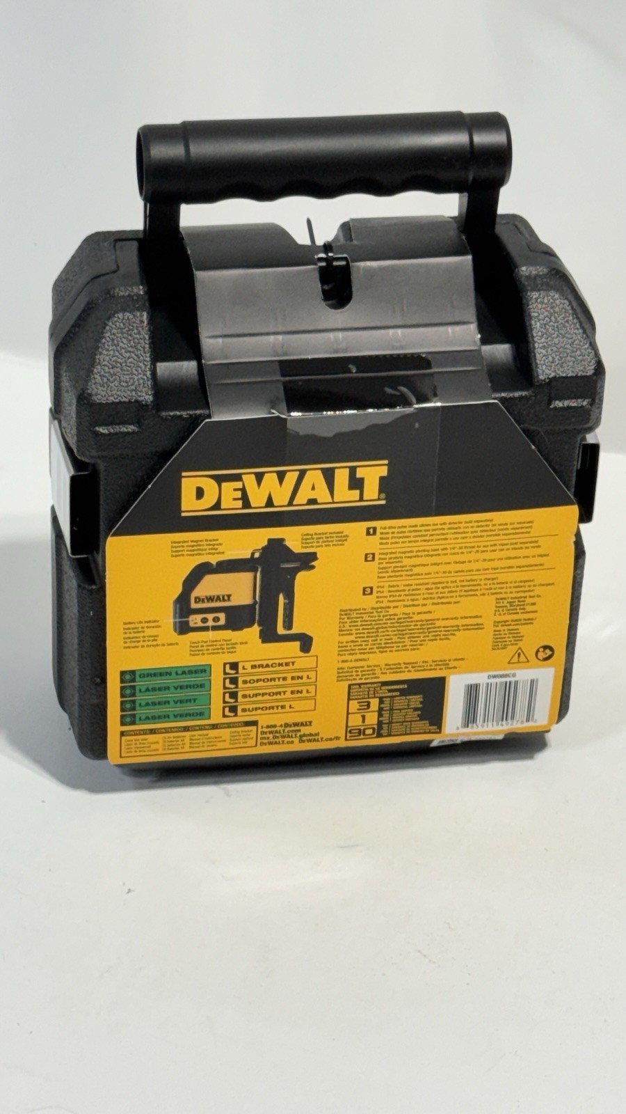 DeWalt DW088CG Green Cross Line Laser Level Self Leveling 20M IP54 Tool gallery