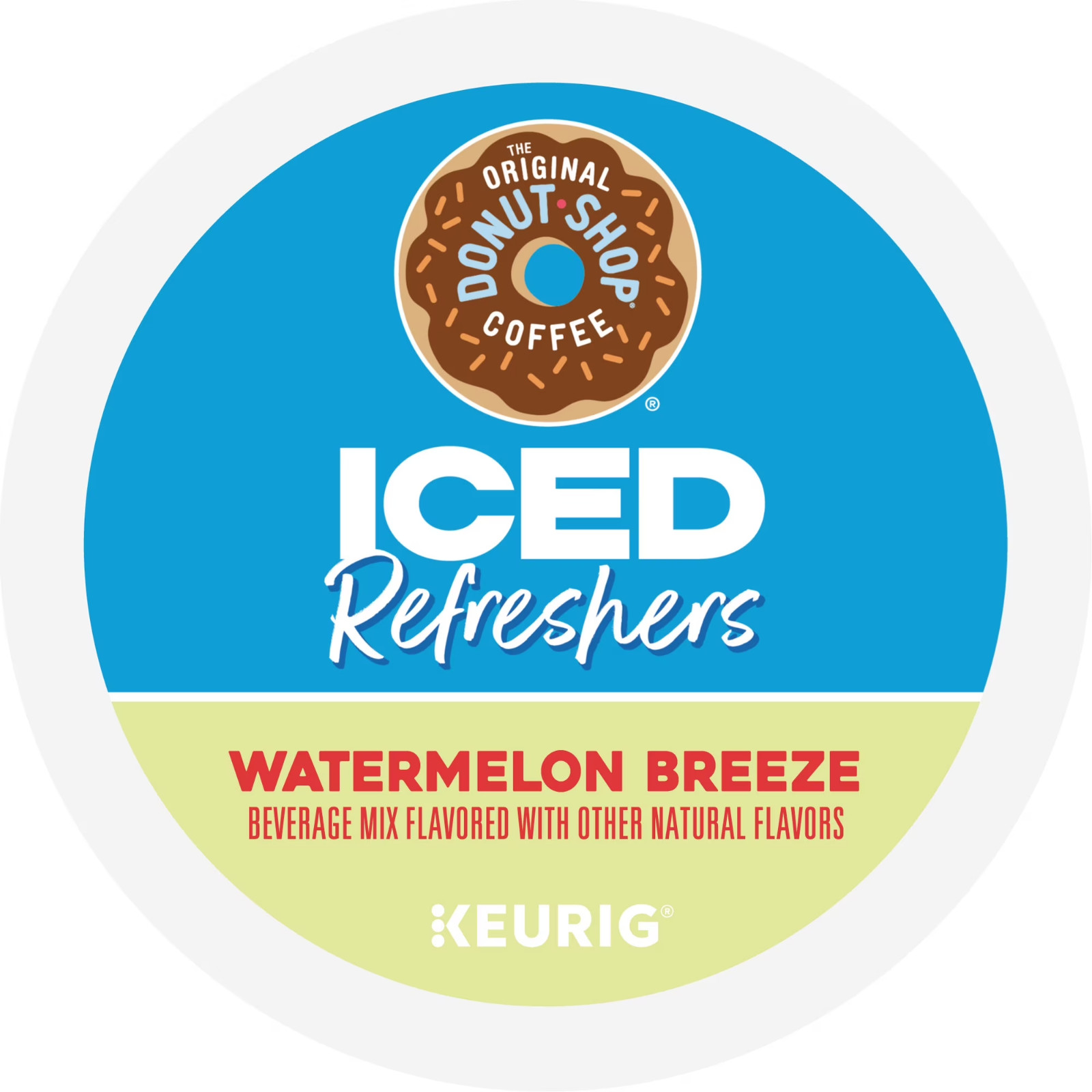 The Original Donut Shop, Iced Refreshers Watermelon Breeze Flavor K-Cup Pods, 10 gallery