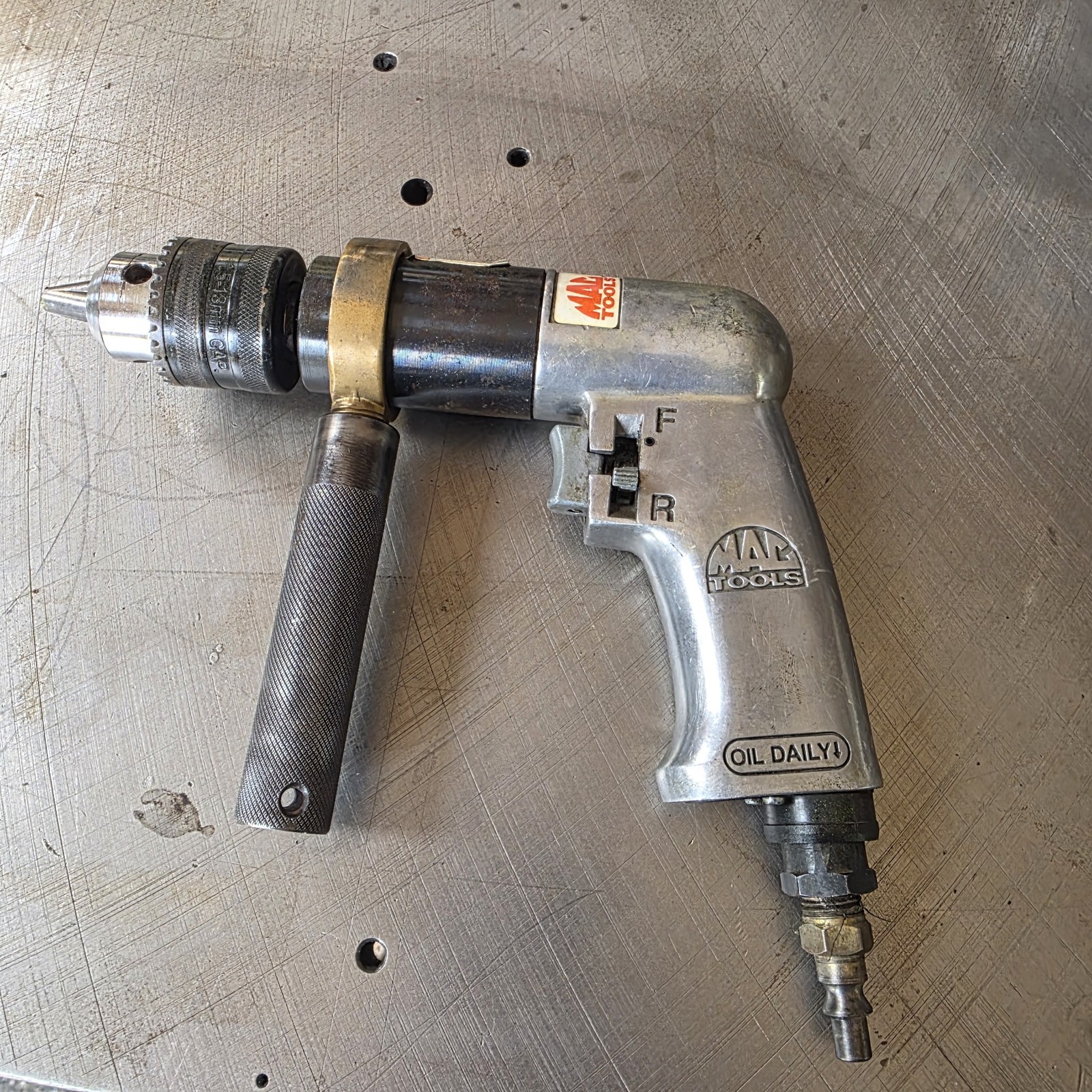 Mac Tools AD590 Air Pneumatic 1/2" Drive Reversible Air Drill ( Tested Working gallery