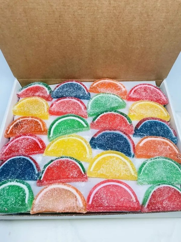 Bulk 5 lb Box Assorted BOSTON FRUIT SLICES - Regular Size - 6 Flavors | ON SALE! gallery