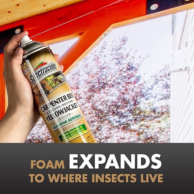 Spectracide Carpenter Bee & Nesting Yellowjacket Killer Spray 16Oz Each gallery