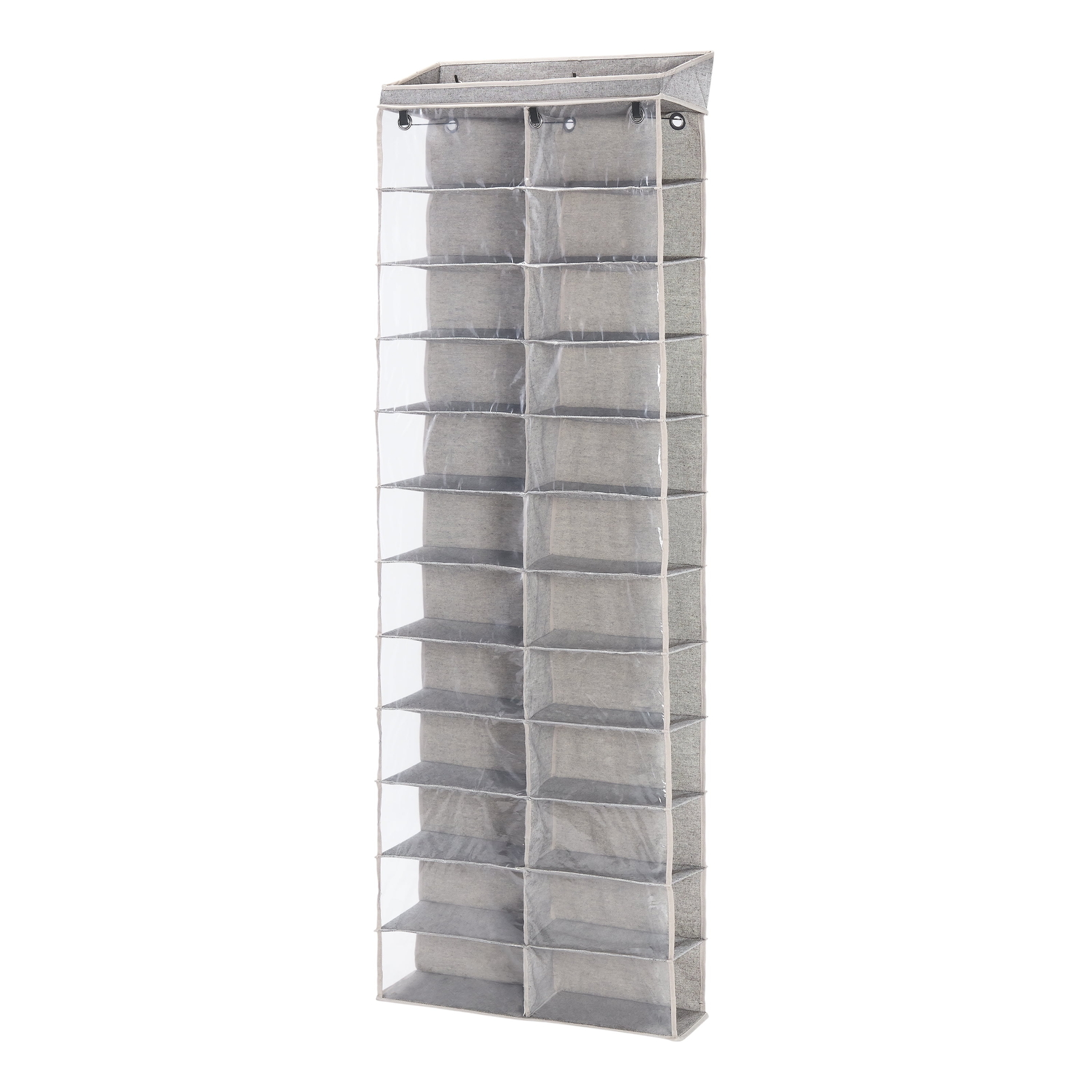 24-Shelf Polyester Cotton over the Door Closet Shoe Organizer gallery
