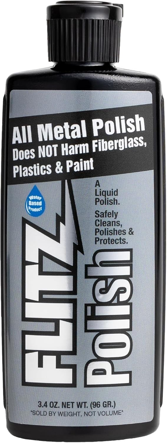 Multi Purpose Metal Polish Liquid - 3.4oz Bottle of -Made Tarnish Remover - F... gallery