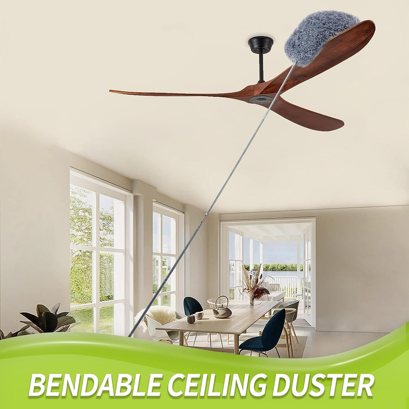 Cobweb Duster with Extension Pole, Spider Web Brush & Ceiling Cleaning Kit, 100" gallery