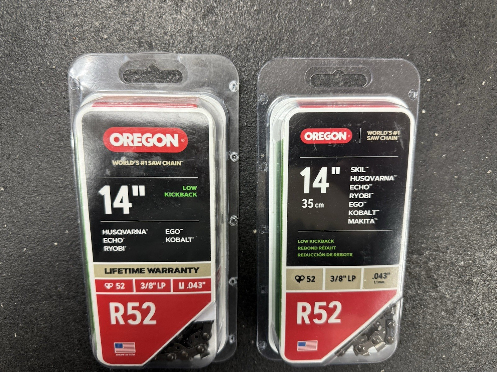 2-Oregon R52 Chainsaw Chain for 14-Inch Bar NEW+FREE SHIPPING!!!!!!!!!! gallery