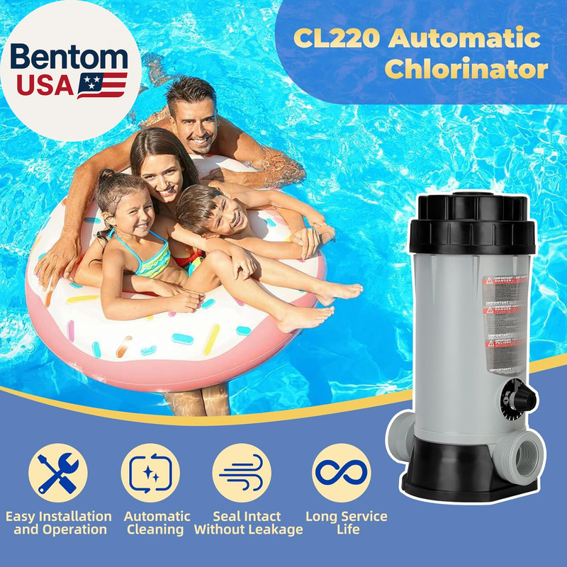 CL220 Off-Line Automatic Pool Chlorinator for Swimming Pools and Ponds, ABS Mate gallery