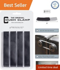 Easy Install Universal Fit Sectional Connectors – 4 Pack for Couch Stabilization