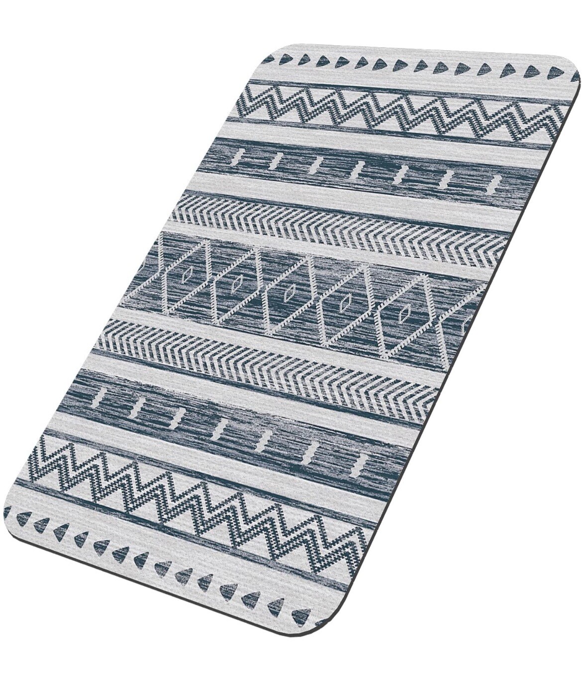 RUUGME Bathroom Rug Mat Non Slip Microfiber Bath Mats(Blue 20” X 29”) gallery