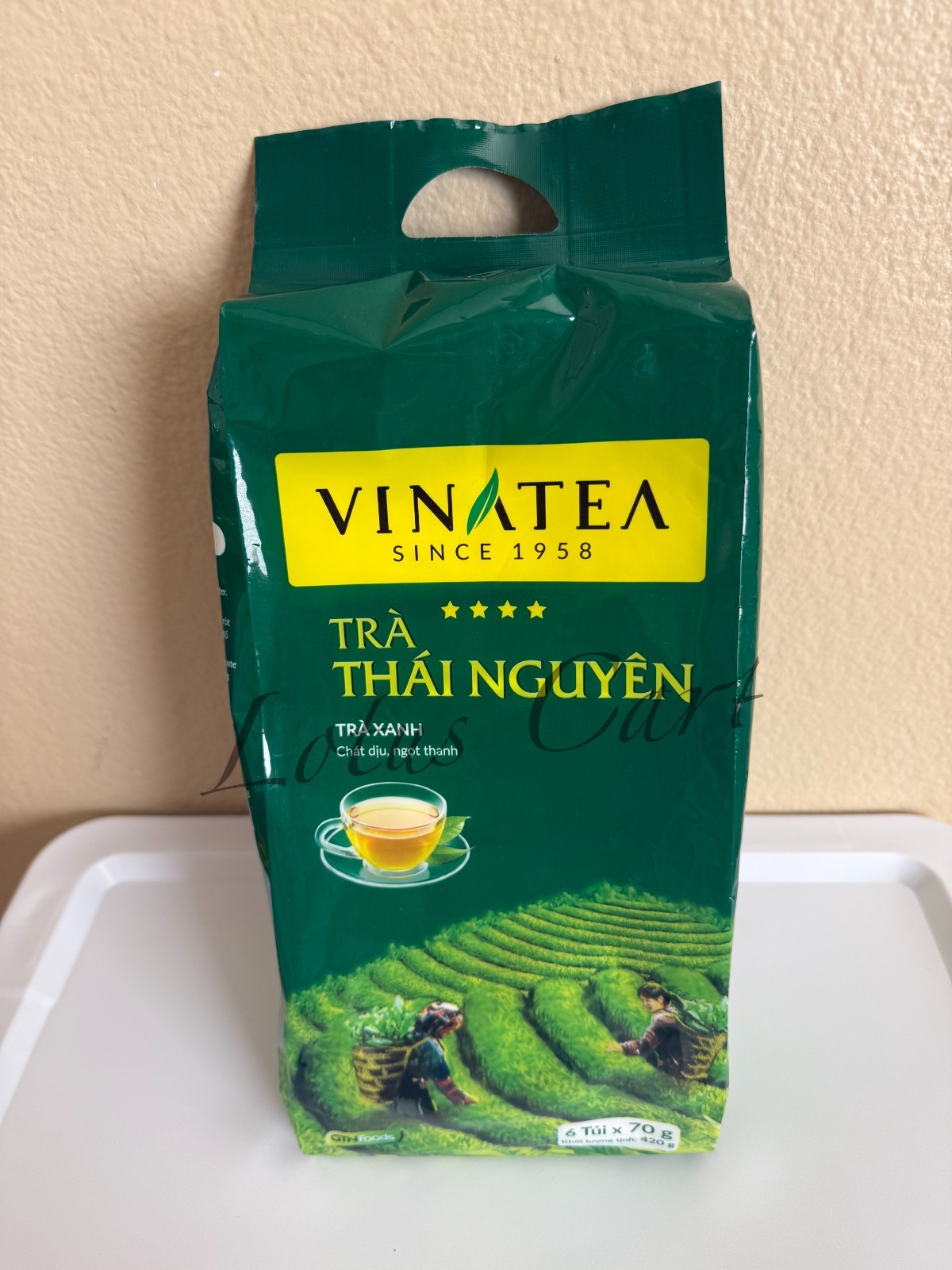 Vinatea Vietnamese Natural Green Tea, Tra Xanh Thai Nguyen, 420g gallery