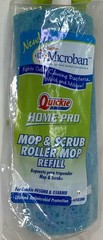 SEALED Quickie Mop & Scrub Roller Mop Refill -Type M Fits Mop #0582MB Blue New