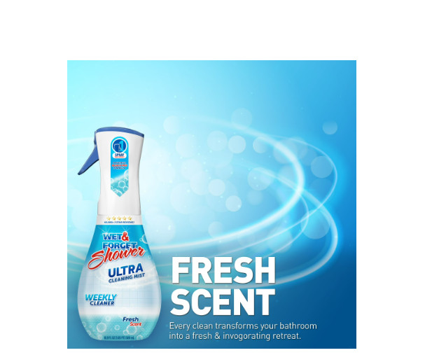 3 Pack Wet & Forget Shower Ultra Cleaning Mist Fresh Scent 16.9oz Weekly Cleaner gallery