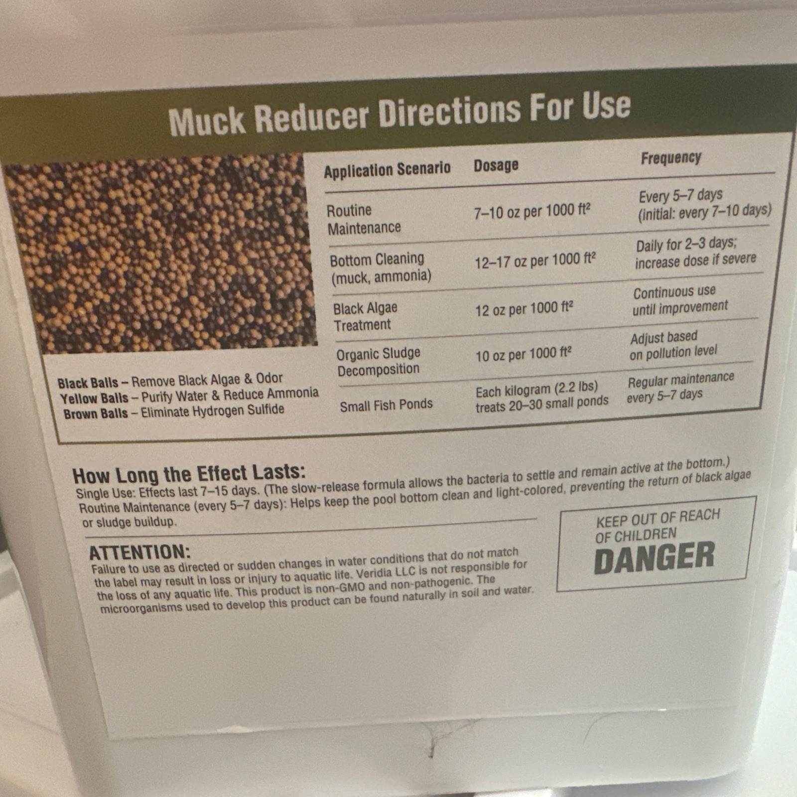 3X Muck Reducer - 5LB Natural Sludge Solution Tablets for Ponds & Lakes, gallery