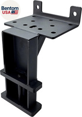 Winch Hitch Mount, Winch Mounting Plate for 2″X4″ Stake Pocket, Heavy Duty Unive