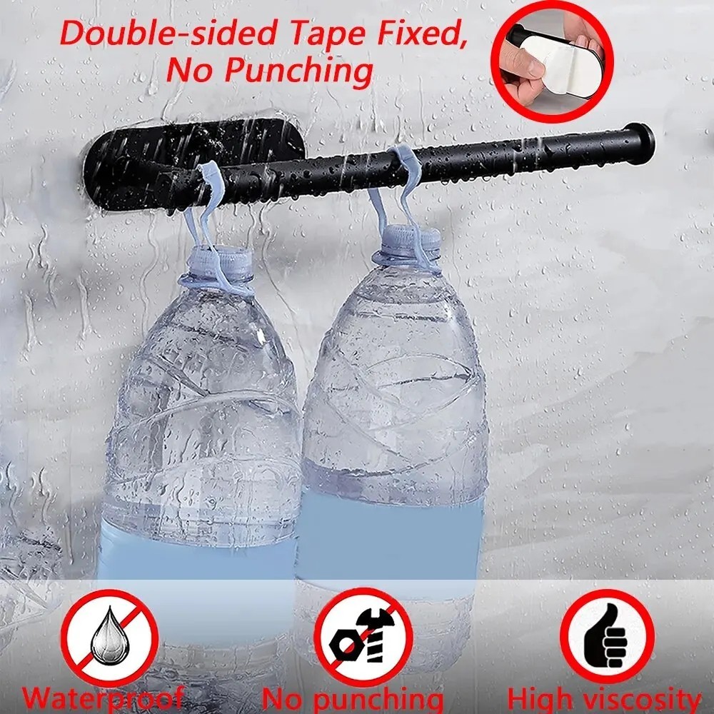 Holder Kitchen Roll Towel Paper Rack Under Cabinet Wall Toilet Self Adhesive gallery